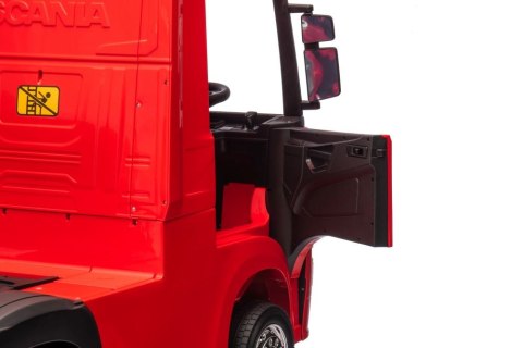 Auto Na Akumulator Scania 500R HL698 Czerwone Lakierowane 4x4 Auto Na Akumulator Scania 500R HL698 Czerwone Lakierowane 4x4