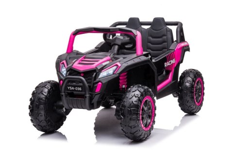 Auto Na Akumulator YSA036 Różowy 4x4 Auto Na Akumulator YSA036 Różowy 4x4