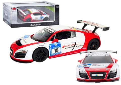Auto R/C 1:24 Zdalnie Sterowane Sportowe AUDI R8 LMS Białe Auto R/C 1:24 Zdalnie Sterowane Sportowe AUDI R8 LMS Białe