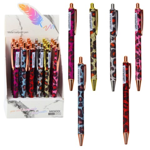 Długopis Metalowy Automatyczny Panterka Niebieski Tusz 1.0mm Długopis Metalowy Automatyczny Panterka Niebieski Tusz 1.0mm