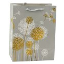 Torba Prezentowa Dmuchawce Złote Elementy 23 x 18 x 10,5 cm