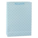 Torba Prezentowa Klasyczna W Złote Kropki 41 x 30 x 12 cm