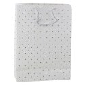 Torba Prezentowa Klasyczna W Złote Kropki 41 x 30 x 12 cm