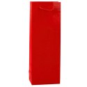 Torba Prezentowa Na Butelkę Wino Wzór Z Napisami 35 x 12 x 9 cm