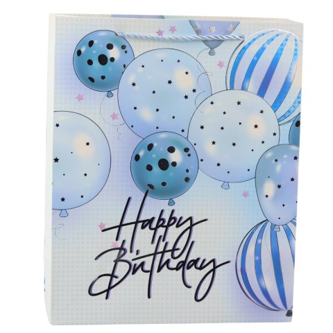 Torba Prezentowa Urodzinowa Balony Happy Birthday 32 x 26 x 12 cm Torba Prezentowa Urodzinowa Balony Happy Birthday 32 x 26 x 12 cm