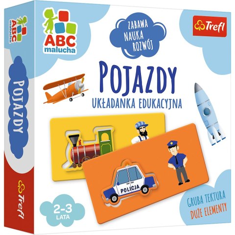 Gra Edukacyjna Pojazdy z Serii ABC Malucha Trefl 01942 Gra Edukacyjna Pojazdy z Serii ABC Malucha Trefl 01942