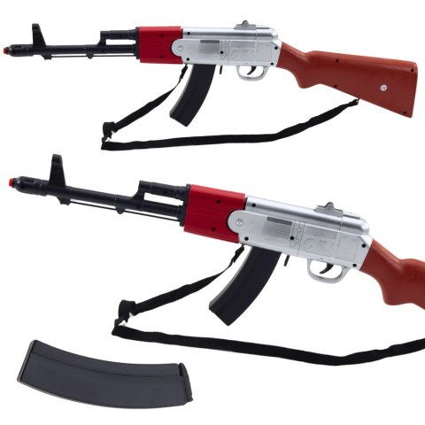 Karabin Strzelba Rekwizyt Pasek Na Ramię Brązowy Dźwięki 65cm Karabin Strzelba Rekwizyt Pasek Na Ramię Brązowy Dźwięki 65cm