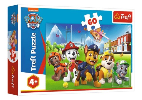 Puzzle - 60 - Paw Patrol na polanie - Trefl 17375 Puzzle - 60 - Paw Patrol na polanie - Trefl 17375