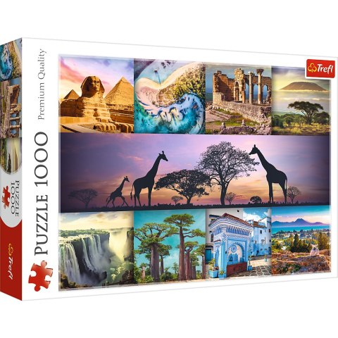 Puzzle - 1000 - Kolaż - Afryka 10792 Puzzle - 1000 - Kolaż - Afryka 10792