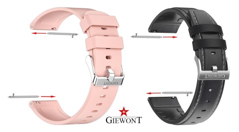 TELESKOP GIEWONT STALOWY 18 MM DO PASEK/BRANSOLETA SMARTWATCH GWT18 TELESKOP GIEWONT STALOWY 18 MM DO PASEK/BRANSOLETA SMARTWATCH GWT18