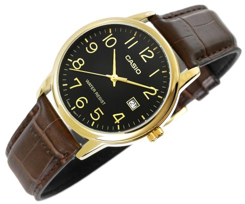 ZEGAREK MĘSKI CASIO MTP-V002GL-1BUDF + BOX ZEGAREK MĘSKI CASIO MTP-V002GL-1BUDF + BOX