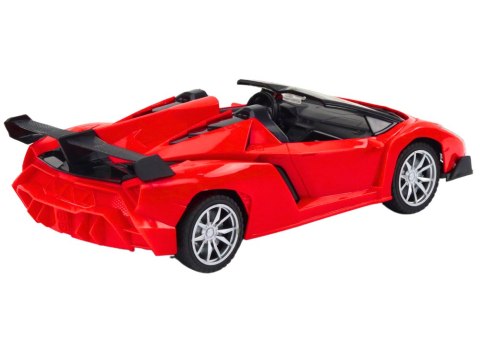 Samochód Sportowy Zdalnie Sterowany Auto RC 1:18 Czerwony Samochód Sportowy Zdalnie Sterowany Auto RC 1:18 Czerwony