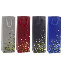 Torba Prezentowa Na Butelkę Wino W Kropki 36 x 12 x 9cm Torba Prezentowa Na Butelkę Wino W Kropki 36 x 12 x 9cm