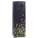 Torba Prezentowa Na Butelkę Wino W Kropki 36 x 12 x 9cm Torba Prezentowa Na Butelkę Wino W Kropki 36 x 12 x 9cm