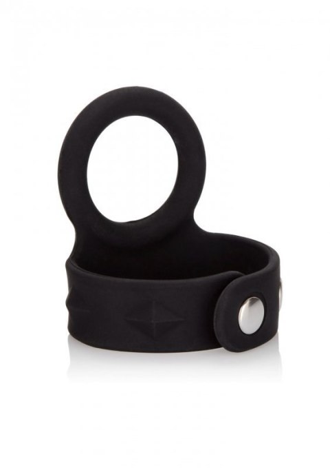 3-Snap Scrotum Ring - Medium Black 3-Snap Scrotum Ring - Medium Black