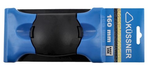 Blok ścierny 160 mm plastik czarno/niebieski Blok ścierny 160 mm plastik czarno/niebieski