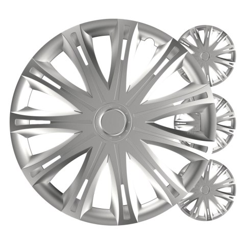 Kołpaki samochodowe 4szt. komplet spark srebrne 14" cali color box Kołpaki samochodowe 4szt. komplet spark srebrne 14" cali color box