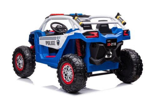Auto na Akumulator Buggy XB-2118 Policyjne Niebieskie 4x4 Auto na Akumulator Buggy XB-2118 Policyjne Niebieskie 4x4