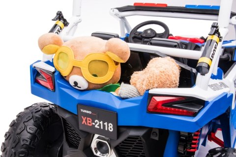 Auto na Akumulator Buggy XB-2118 Policyjne Niebieskie 4x4 Auto na Akumulator Buggy XB-2118 Policyjne Niebieskie 4x4
