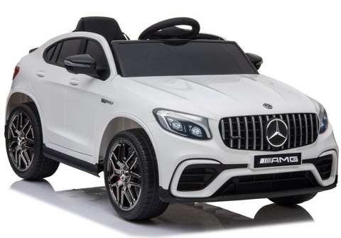 Auto na akumulator Mercedes GLC 63S QLS-5688 Biały 4x4 Auto na akumulator Mercedes GLC 63S QLS-5688 Biały 4x4