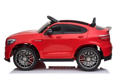 Auto na akumulator Mercedes GLC 63S QLS-5688 Czerwony 4x4 Auto na akumulator Mercedes GLC 63S QLS-5688 Czerwony 4x4