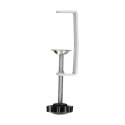 Gniazdo meblowe z uchwytem montażowym, ładowarką USB, 2 gniazda 2P+Z (Schuko), 2xUSB, przewód 3x1,5mm? - 1,4m, białe