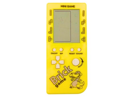 Gra Elektroniczna Konsola Tetris Brick Game 23 Poziomy Żółta Gra Elektroniczna Konsola Tetris Brick Game 23 Poziomy Żółta