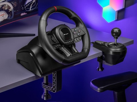 Kierownica TRACER SimRacer MANUAL GEARBOX 6 in 1 (PC/PS4/PS3/Xone/X360/SWITCH) Kierownica TRACER SimRacer MANUAL GEARBOX 6 in 1 (PC/PS4/PS3/Xone/X360/SWITCH)