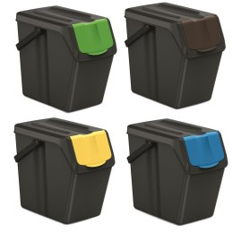 Kosz na śmieci Keden SORTI BOX - czarny recykling