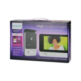 Philips WelcomeEye Connect 2, Zestaw wideodomofonowy, bezsłuchawkowy, kolor, LCD 7