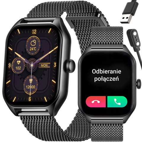 SMARTWATCH UNISEX Rubicon RNCF03 - ROZMOWY BLUETOOTH, ALWAYS ON DISPLAY (sr049g) SMARTWATCH UNISEX Rubicon RNCF03 - ROZMOWY BLUETOOTH, ALWAYS ON DISPLAY (sr049g)