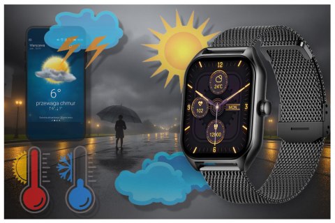 SMARTWATCH UNISEX Rubicon RNCF03 - ROZMOWY BLUETOOTH, ALWAYS ON DISPLAY (sr049g) SMARTWATCH UNISEX Rubicon RNCF03 - ROZMOWY BLUETOOTH, ALWAYS ON DISPLAY (sr049g)