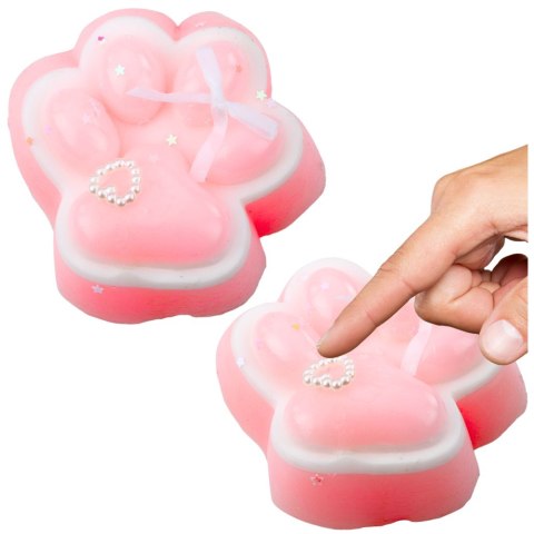 Gniotek Kocia Łapka Antystresowa Sensoryczna Squishy Ozdoby Różowa Gniotek Kocia Łapka Antystresowa Sensoryczna Squishy Ozdoby Różowa