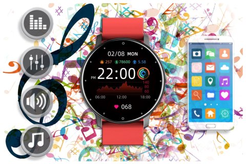 SMARTWATCH UNISEX GRAVITY GT1-10 - PULSOMETR, WŁASNE TARCZE (sg015j) SMARTWATCH UNISEX GRAVITY GT1-10 - PULSOMETR, WŁASNE TARCZE (sg015j)