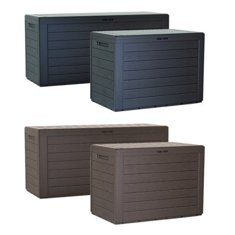 Skrzynia ogrodowa Woodebox 190L MBWL190 antracyt Skrzynia ogrodowa Woodebox 190L MBWL190 antracyt