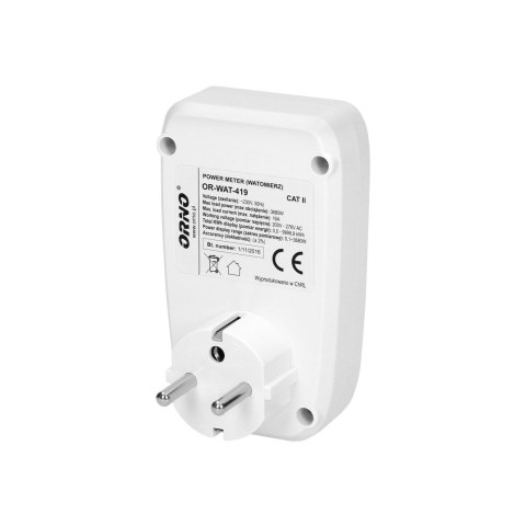 Watomierz, kalkulator energii z wyświetlaczem LCD Watomierz, kalkulator energii z wyświetlaczem LCD