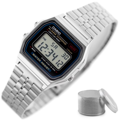 ZEGAREK MĘSKI CASIO A159WA-N1DF - KLASYKA (zd168b) + BOX ZEGAREK MĘSKI CASIO A159WA-N1DF - KLASYKA (zd168b) + BOX