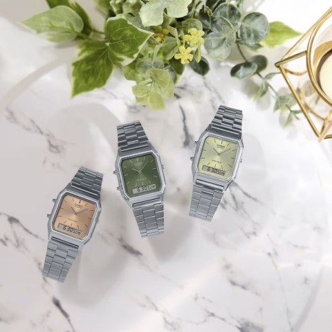 ZEGAREK UNISEX CASIO Vintage AQ-230A-3AMQYDF + BOX ZEGAREK UNISEX CASIO Vintage AQ-230A-3AMQYDF + BOX