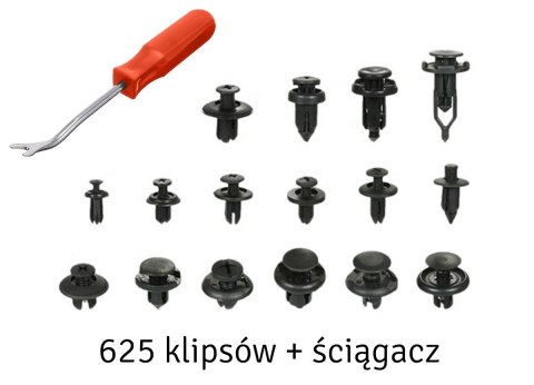 AG741 Zestaw spinek samochodowych 625szt AG741 Zestaw spinek samochodowych 625szt