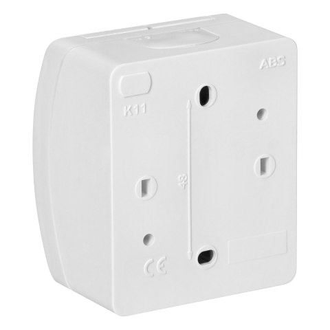 Gniazdo pojedyncze 2P+Z Schuko AQUATIC, IP44, białe Gniazdo pojedyncze 2P+Z Schuko AQUATIC, IP44, białe