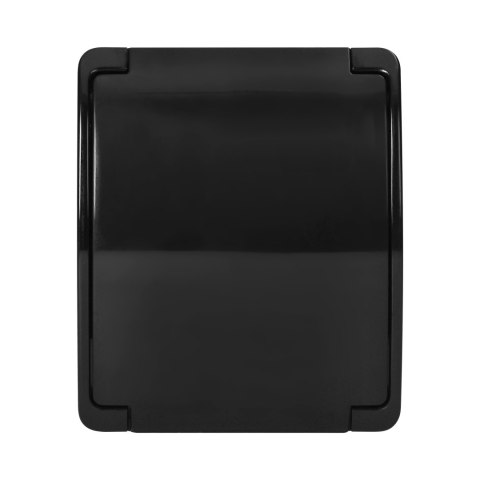 Gniazdo pojedyncze 2P+Z Schuko AQUATIC, IP44, czarne Gniazdo pojedyncze 2P+Z Schuko AQUATIC, IP44, czarne