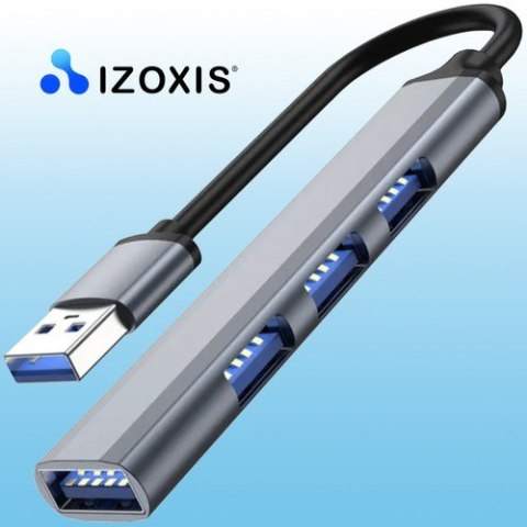 HUB USB- 4 porty 3.0 + 2.0 Izoxis 21940 HUB USB- 4 porty 3.0 + 2.0 Izoxis 21940