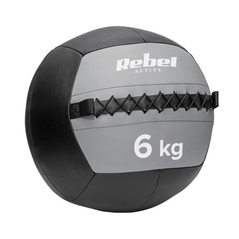 Piłka lekarska do ćwiczeń 6 kg REBEL ACTIVE Piłka lekarska do ćwiczeń 6 kg REBEL ACTIVE