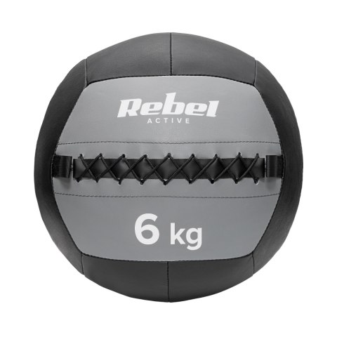 Piłka lekarska do ćwiczeń 6 kg REBEL ACTIVE Piłka lekarska do ćwiczeń 6 kg REBEL ACTIVE
