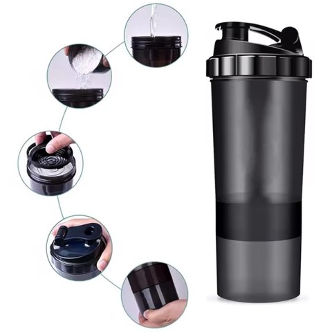 FT32A Shaker z pojemnikiem na odżywki 500ml FT32A Shaker z pojemnikiem na odżywki 500ml