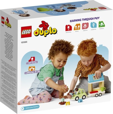 Klocki LEGO DUPLO Town Dom Rodzinny Na Kołkach P3 10986 Klocki LEGO DUPLO Town Dom Rodzinny Na Kołkach P3 10986
