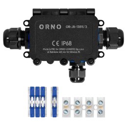 Puszka n/t HD IP68, 0,5-6,0mm? ,2 dławnice M20, 1 dławnica M16