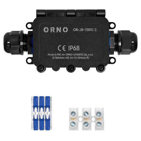 Puszka n/t HD IP68, 0,5-6,0mm? ,2 dławnice M20 Puszka n/t HD IP68, 0,5-6,0mm? ,2 dławnice M20