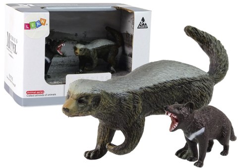 Zestaw 2 Figurek Ratel Miodożerny Diabeł Tasmański Figurka Zestaw 2 Figurek Ratel Miodożerny Diabeł Tasmański Figurka