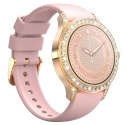 SMARTWATCH DAMSKI VELTORI VT360-1 RÓŻOWY PASEK SILIKONOWY